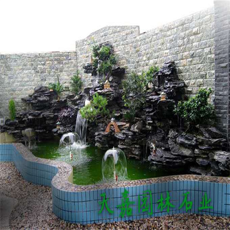 青河小庭院水景设计
